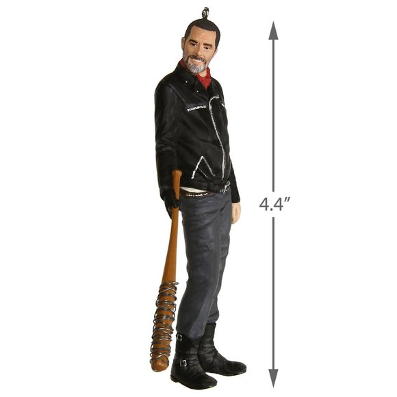 New! The Walking Dead Negan Hallmark keepsake Christmas Ornament 2019 Zombie TV - Picture 3 of 5